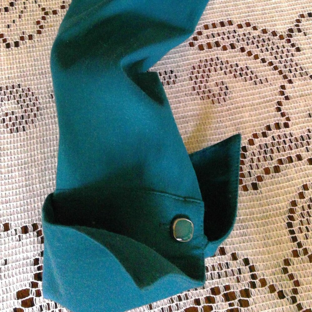 Samuel Dong Teal Jacket And Matching Shell - image 5